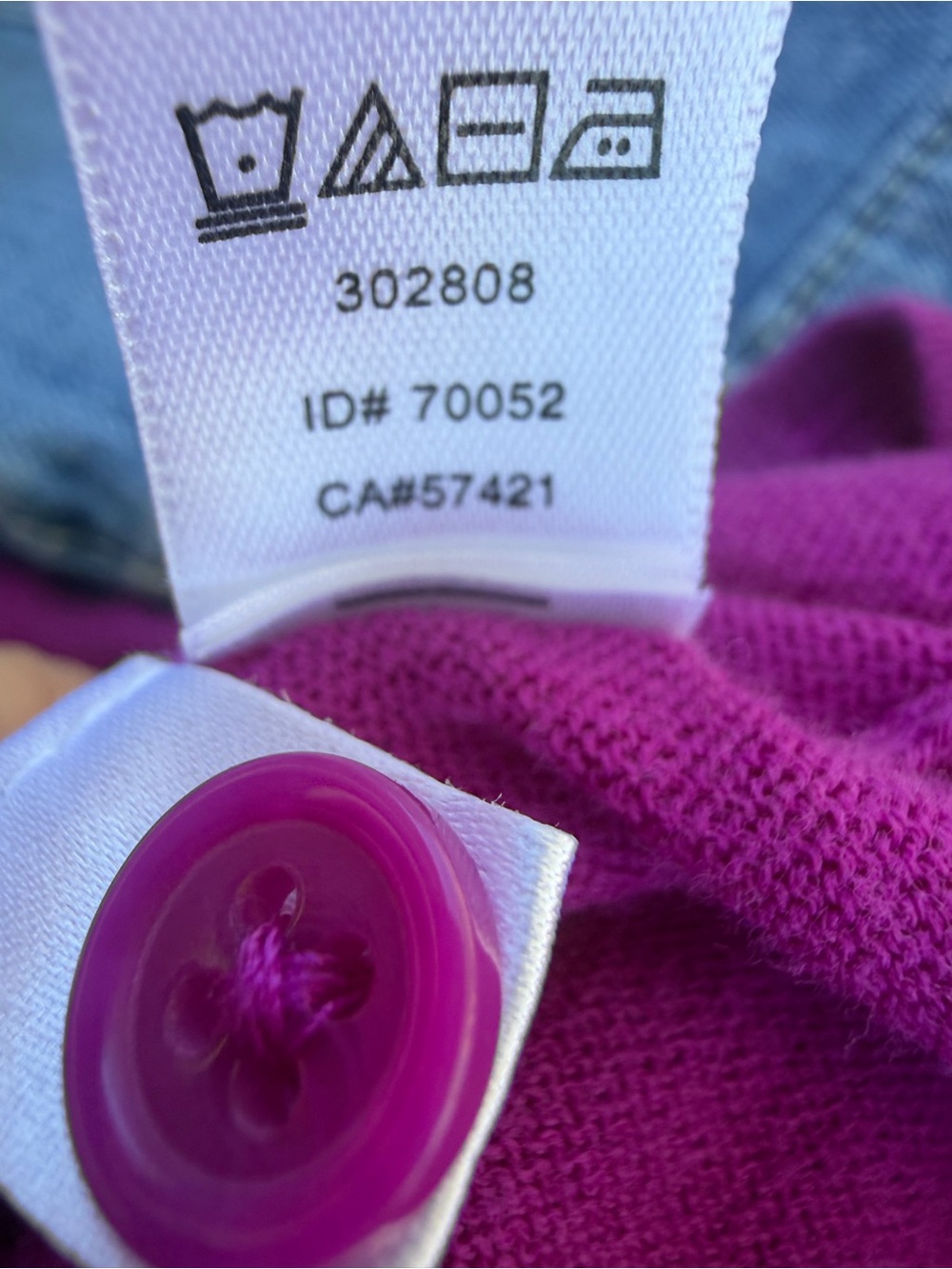 Ann Taylor LOFT Petites Magenta Short Sleeve Button Front Cardigan Sweater XXSP - Picture 6 of 9